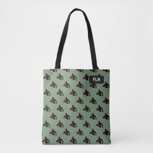 Bolsa Tote Kit de Rugby - Logotipo do Jogador e Bola de Rugby