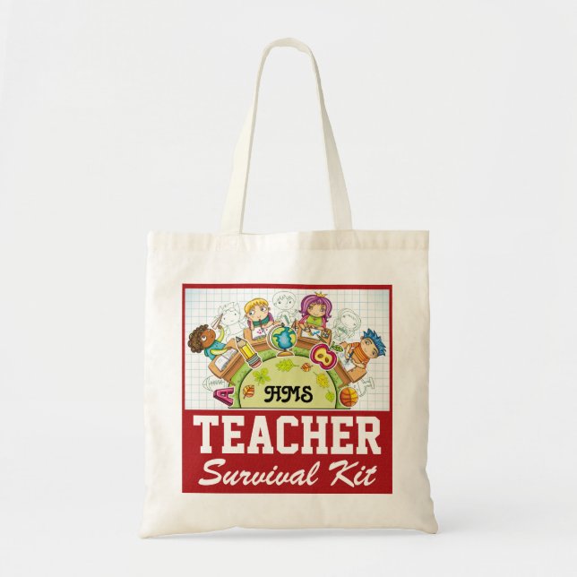 Bolsa Tote Kit de Sobrevivência do Professor - SRF (Frente)