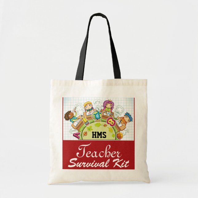 Bolsa Tote Kit de Sobrevivência do Professor - SRF (Frente)