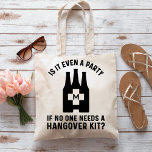 Bolsa Tote Kit Funny Hangover Monograma<br><div class="desc">Engraçado Kit Hangover Monogrammed Tote Bag para a noiva e o noivo antes do casamento. Faz favoritos para festas de excelente para a festa de solteira.</div>