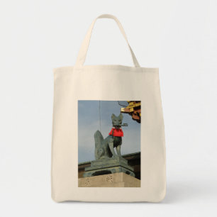 Bolsa Tote Kitsune キ ツ ネ (Fox) com Key in Mouth