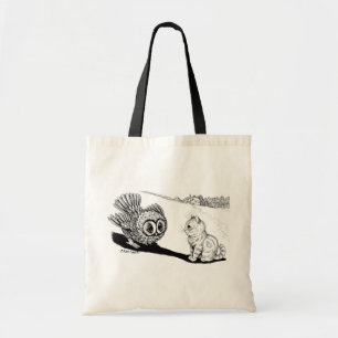 Bolsa Tote Kitten e Owl, Louis Wain
