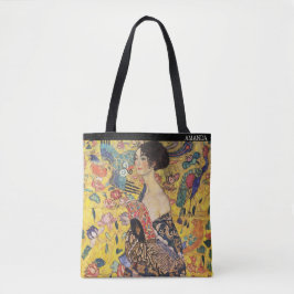 Bolsa Tote Klimt – Woman with a Fan – Personalized