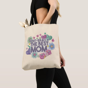 Bolsa Tote Knit Realmente a Melhor Mãe