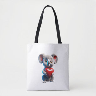 Bolsa Tote Koala Cuddle Bolsa: Um toque de amor da natureza