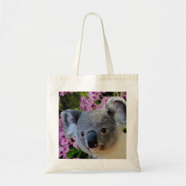 Bolsa Tote Koala e orquídeas