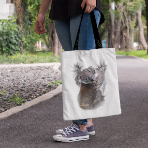 Bolsa Tote Koala Hang No Urso Cóctil Traseiro Da Austrália