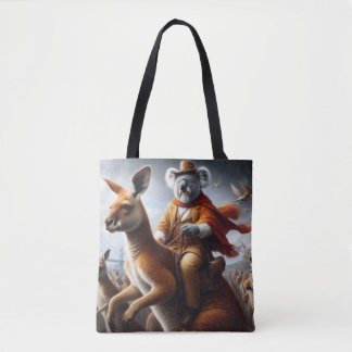 Bolsa Tote Koala Kangaroo Rider