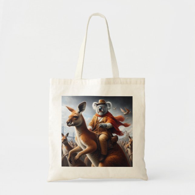 Bolsa Tote Koala Kangaroo Rider (Frente)