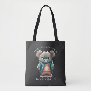 Bolsa Tote Koala Stubborn Lida Com Isso Engraçado Adorável