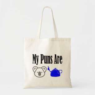 Bolsa Tote Koala Tea Puns Pai Piada