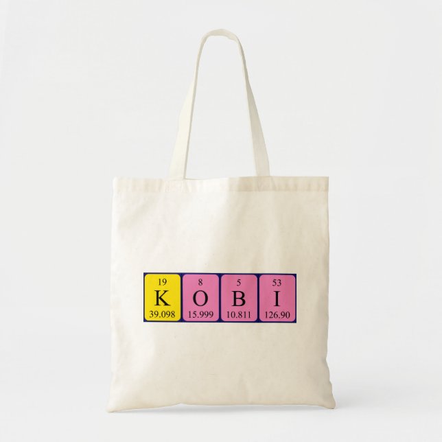 Bolsa Tote Kobi - mesa periódica tote saco (Frente)