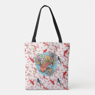 Bolsa Tote Koi Fish