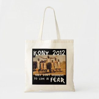 Bolsa Tote KONY 2012 - Pare a sacola do medo