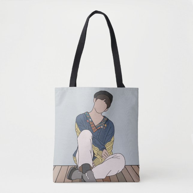 Bolsa Tote Kpop Fan Art (Frente)