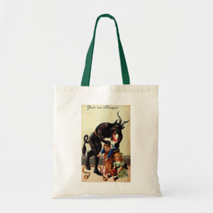 Bolsa Tote Krampus Kids no Banheiro de Natal do Feriado de Ce