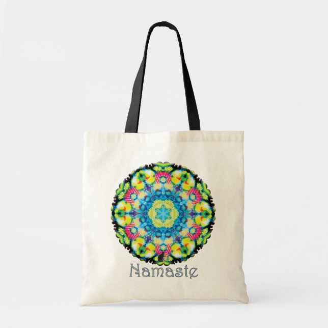Bolsa Tote Kronos Namaste Kaleidoscope (Frente)