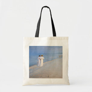 Bolsa Tote Kroyer - Noite de Verão em Skagen Beach