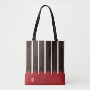 Bolsa Tote Kurosyaji-Susohirasya-Yamagatamonyou-Jinbaori