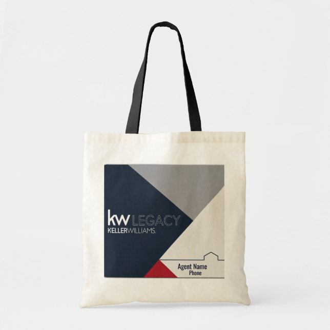Bolsa Tote KW Legacy design triangular Casa Aberta  (Frente)