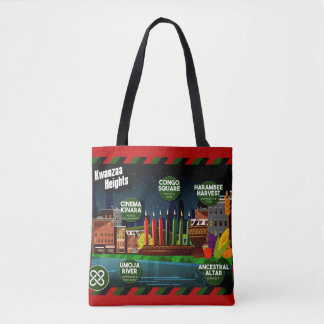 Bolsa Tote Kwanzaa Heights, Mapa de Holidayopolis