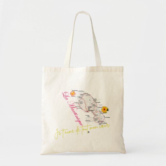 Bolsa Tote L’île de la Martinique (Frente)