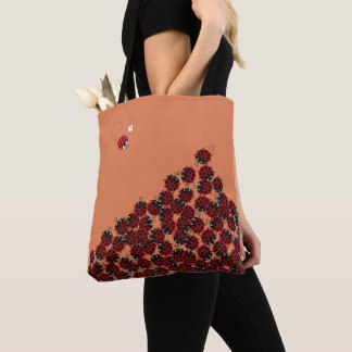 Bolsa Tote La Coccinelle - um lugar aglomerado no coral?