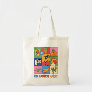 Bolsa Tote La Dolce Vita Retro Pop Art de Verão