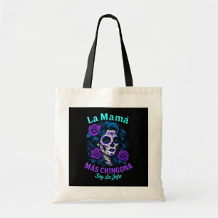 Bolsa Tote La Mamá Más Chingona Engraçada Mãe Espanhola