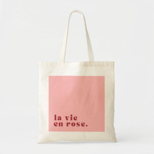 Bolsa Tote La vie en rosa French Cote