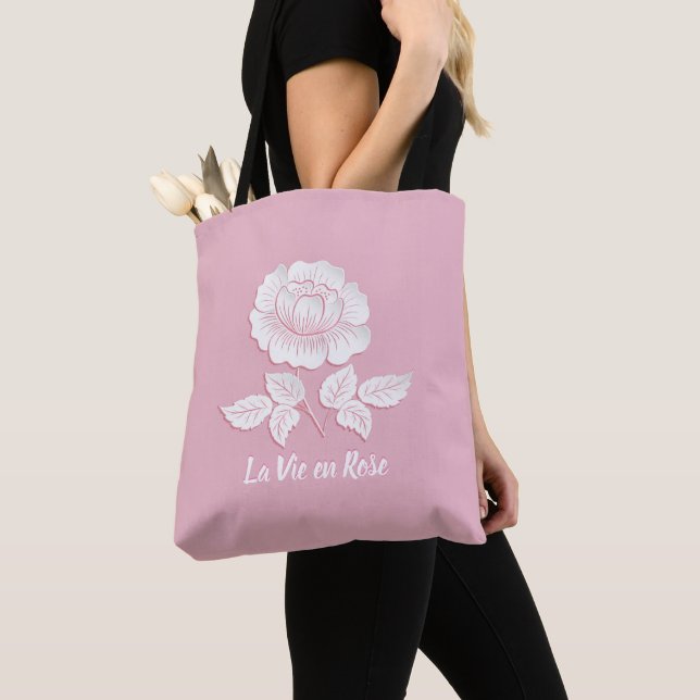 Bolsa Tote La Vie en Rosa Life em rosa (Close Up)
