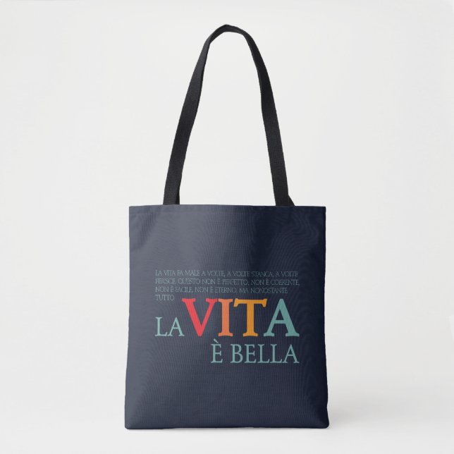 Bolsa Tote La vita è bella (Frente)