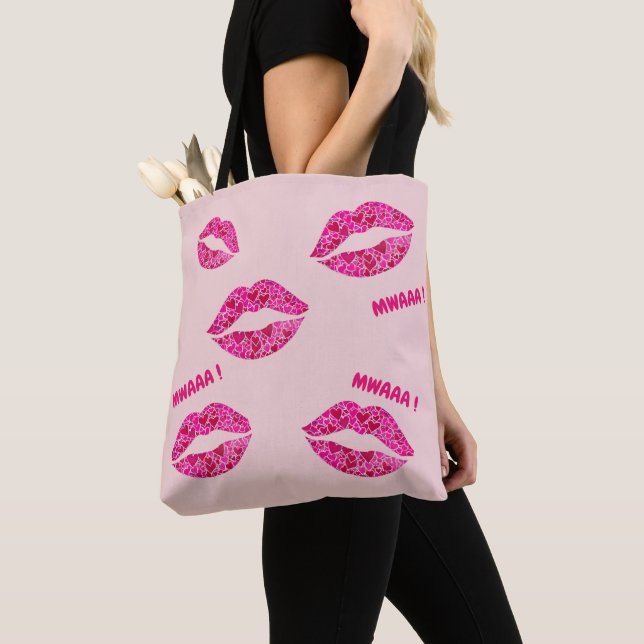 Bolsa Tote Lábios adoráveis 01 MWAAA! (Close Up)