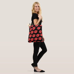 BOLSA TOTE LÁBIOS ART DOS POP VERMELHOS