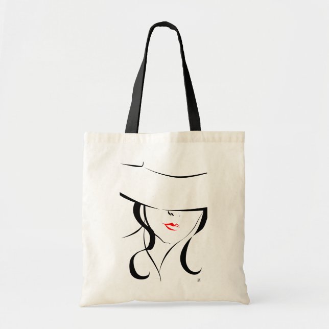 Bolsa Tote Lábios vermelhos (Frente)