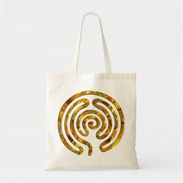 Bolsa Tote Labirinto DOURADO (Frente)