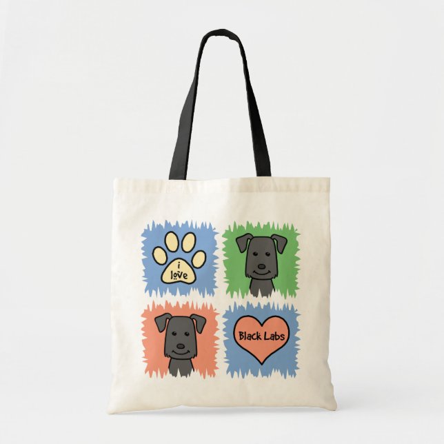 Bolsa Tote Laboratório preto (Frente)