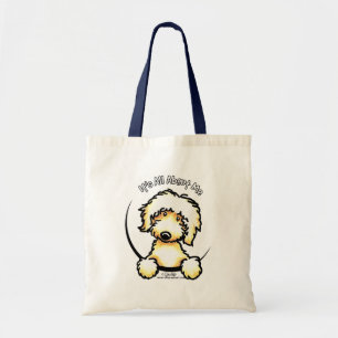 Bolsa Tote Labradoodle amarelo IAAM