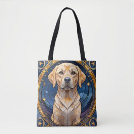 Bolsa Tote Labrador Cujo Retriever Esteve Vidro Noite Céu