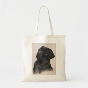Bolsa Tote Labrador pintou na Aquarela