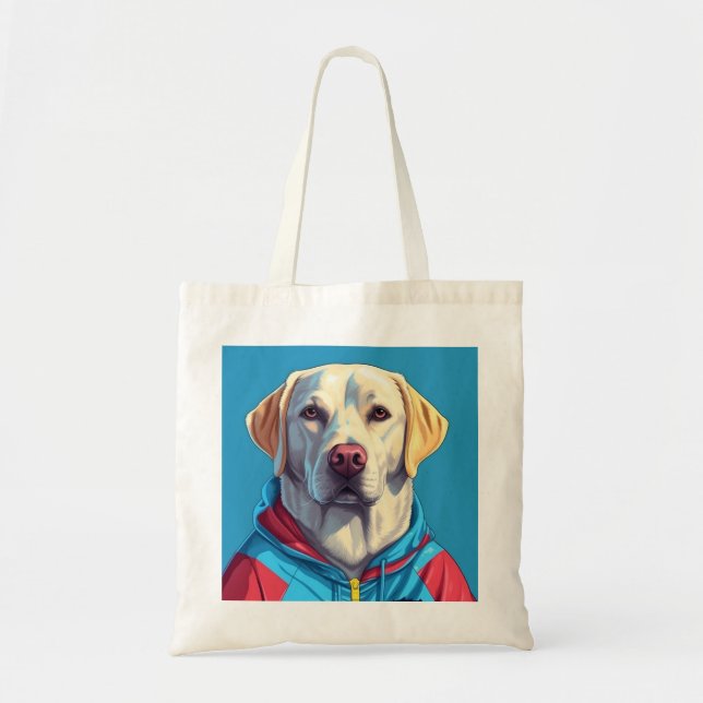 Bolsa Tote Labrador recupera no saco de roupa (Frente)