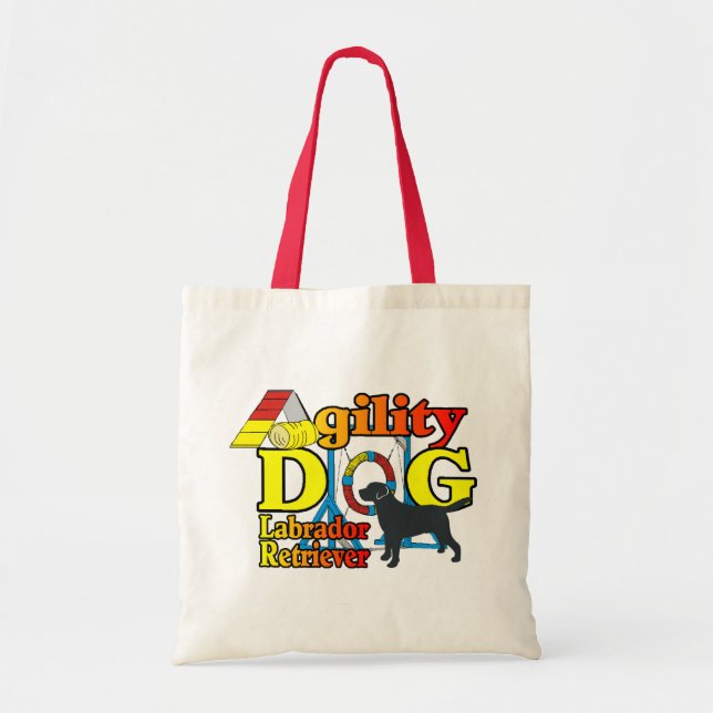 Bolsa Tote Labrador Retriever Agilidade Shirts Ofertas (Frente)