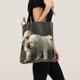 Bolsa Tote Labrador retriever amarelo