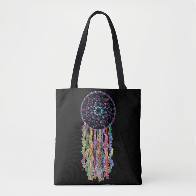 Bolsa Tote Lace Dreamcatcher | Estilo Boho (Frente)