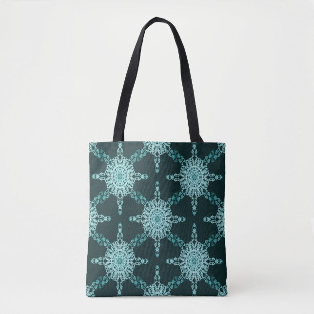 Bolsa Tote Lace flutuante... (Frente)