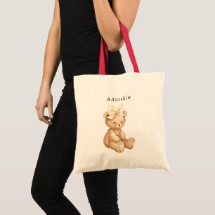 Bolsa Tote Laço de Urso Teddy Adorável