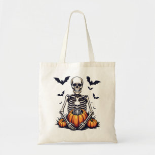 Bolsa Tote Lacrimejo Halloween Gravidez Esqueleto Gravidez
