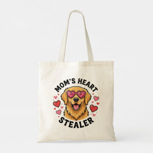 Bolsa Tote Ladrão do Coração da Mamãe Golden Retriever