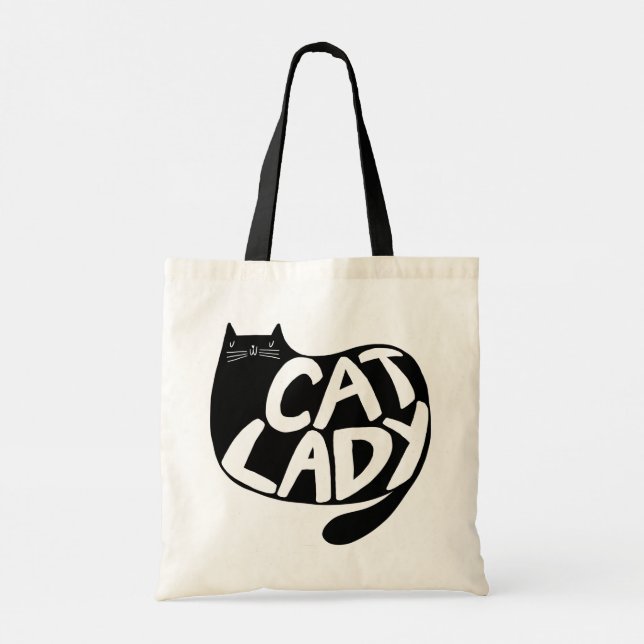Bolsa Tote Lady Cat (Verso)