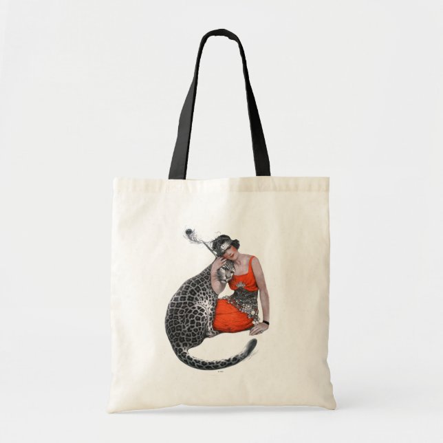 Bolsa Tote Lady e Leopard (Frente)